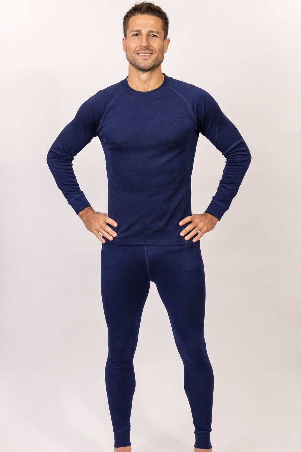 Primera Capa Pantalón Hombre 100% Lana Merino