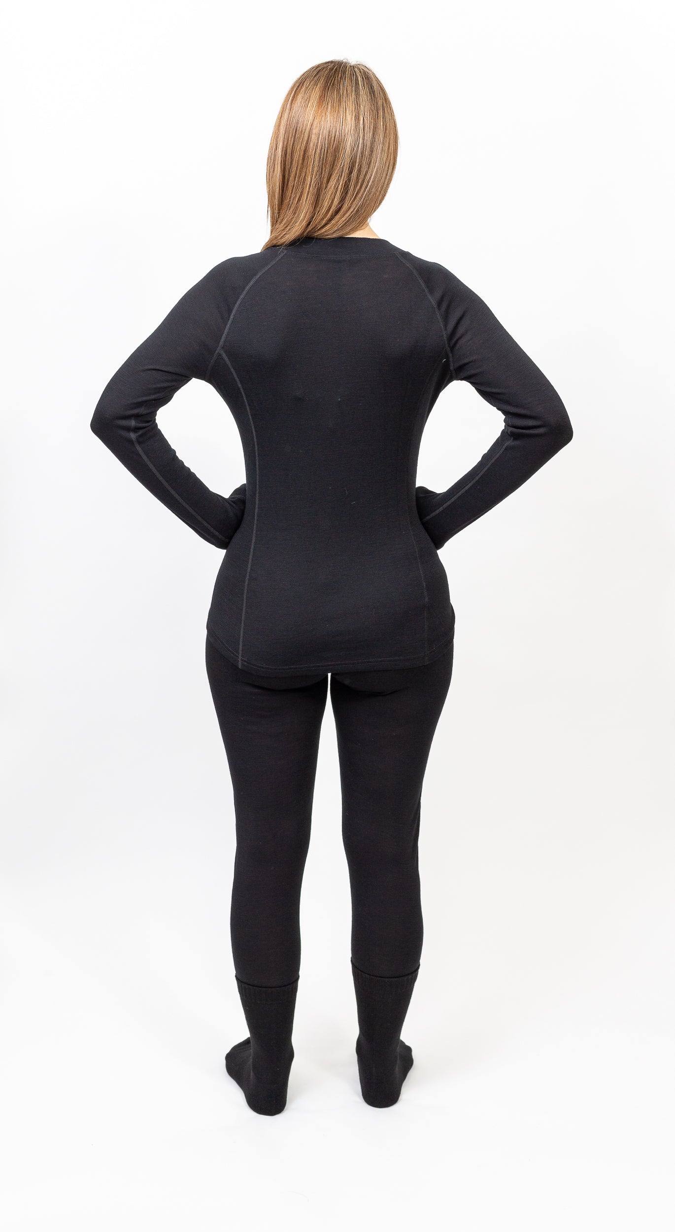 Primera Capa Camiseta Mujer 100% Lana Merino