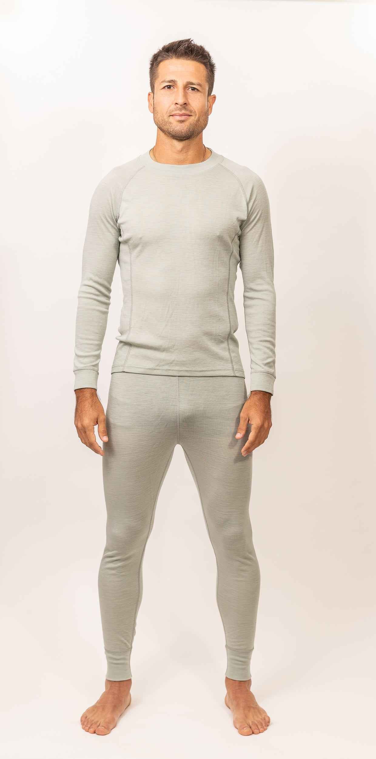 Primera Capa Camiseta Hombre 100% Lana Merino