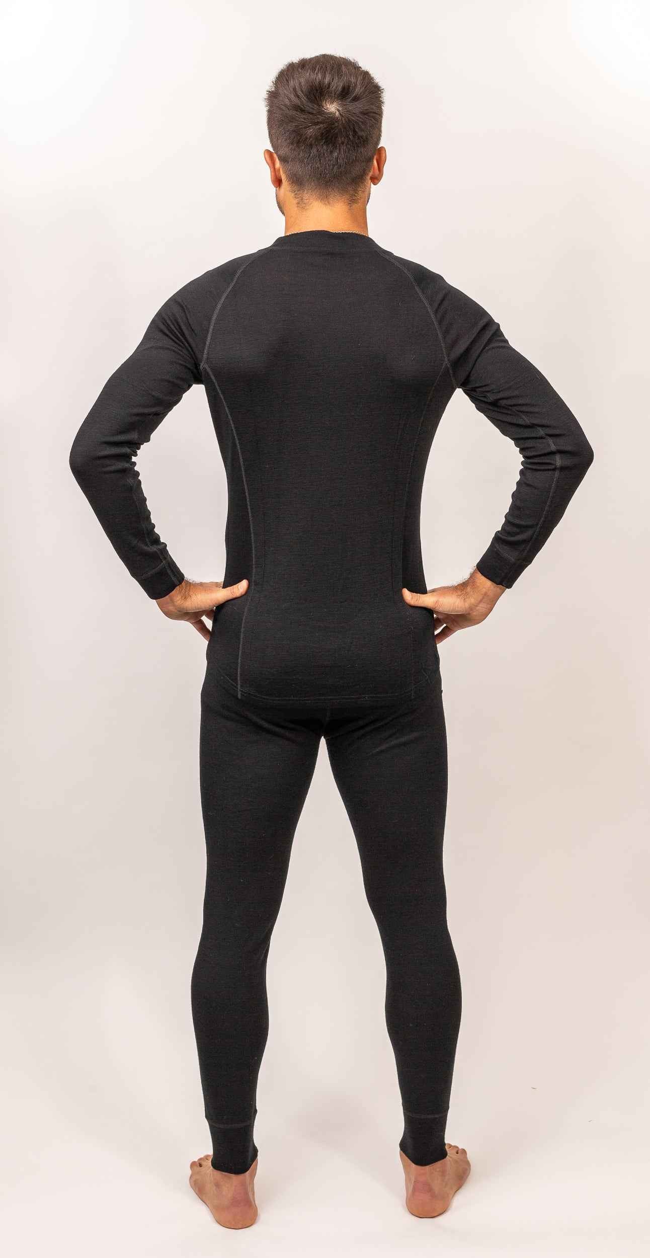 Primera Capa Camiseta Hombre 100% Lana Merino