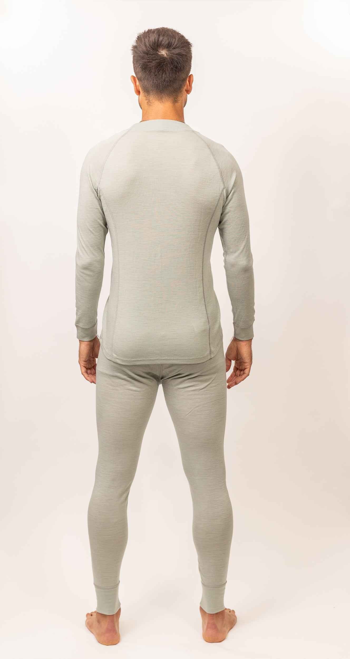 Primera Capa Camiseta Hombre 100% Lana Merino