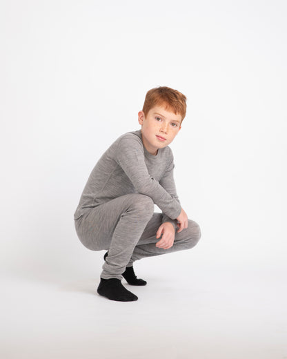 Conjunto Primera Capa Niños/Niñas 100% Lana Merino