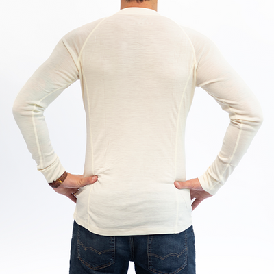 Primera Capa Camiseta Hombre 100% Lana Merino