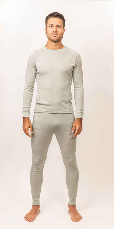 Primera Capa Camiseta Hombre 100% Lana Merino