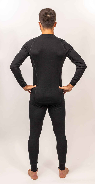 Primera Capa Camiseta Hombre 100% Lana Merino