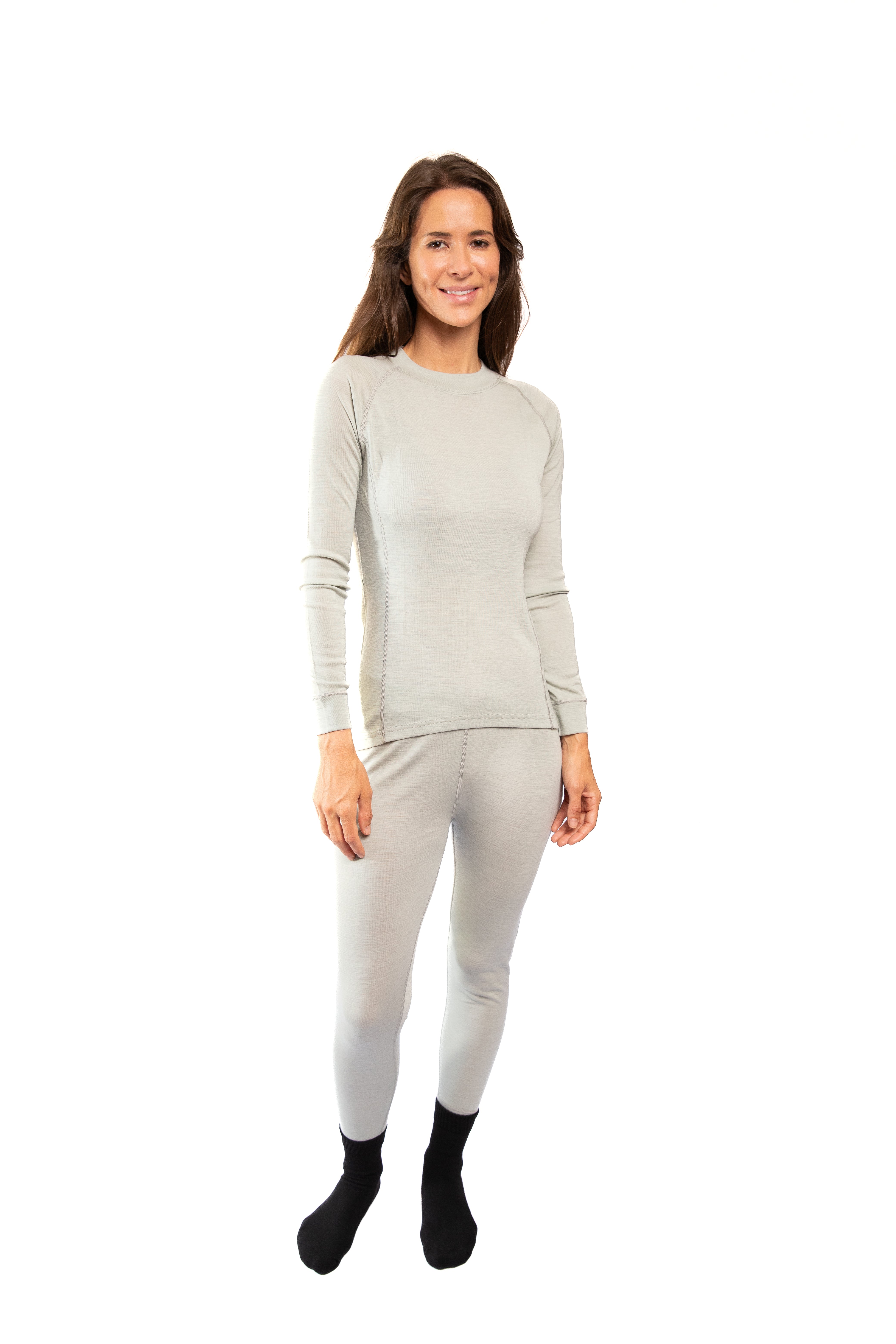 Primera Capa Camiseta Mujer 100% Lana Merino