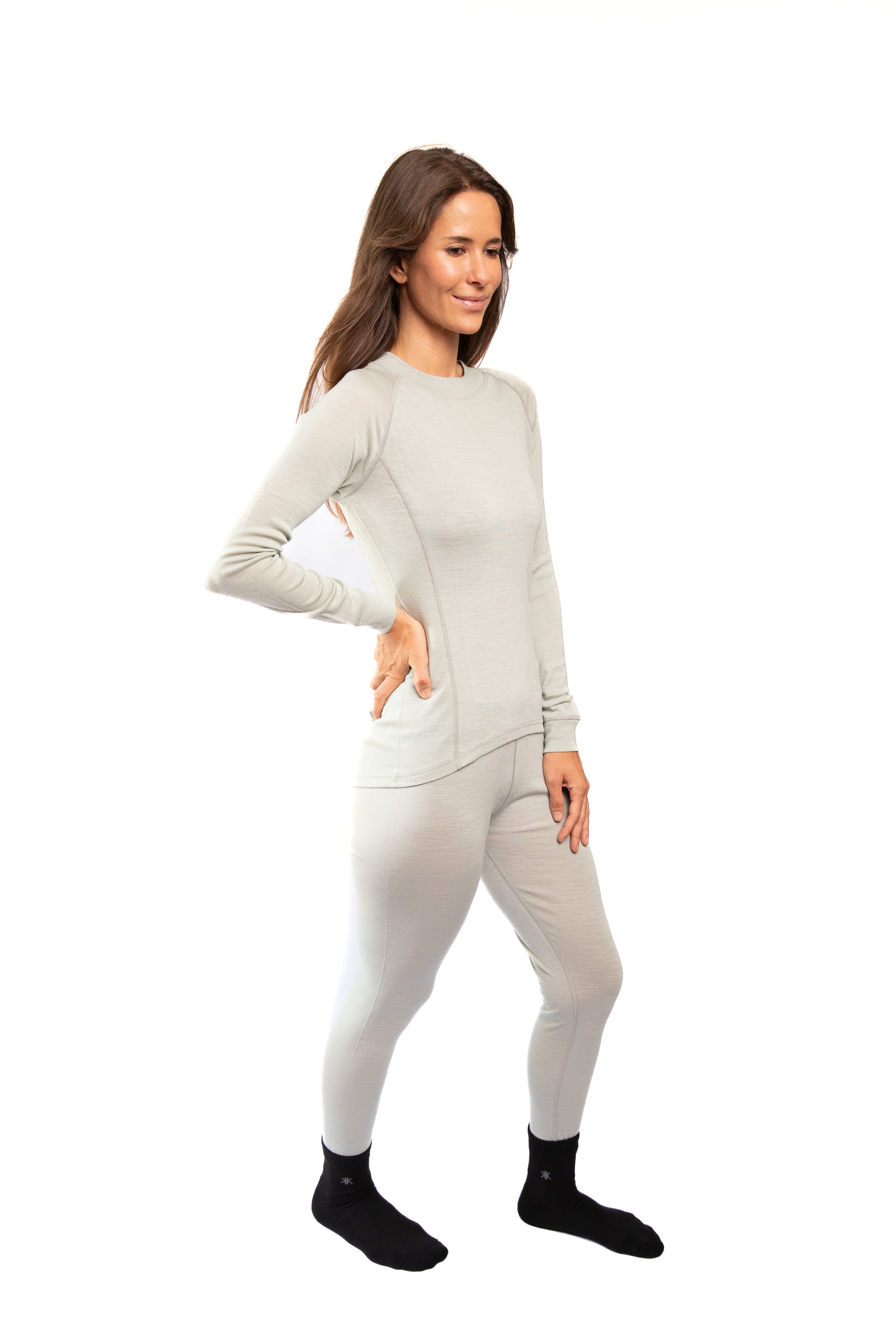 Primera Capa Camiseta Mujer 100% Lana Merino
