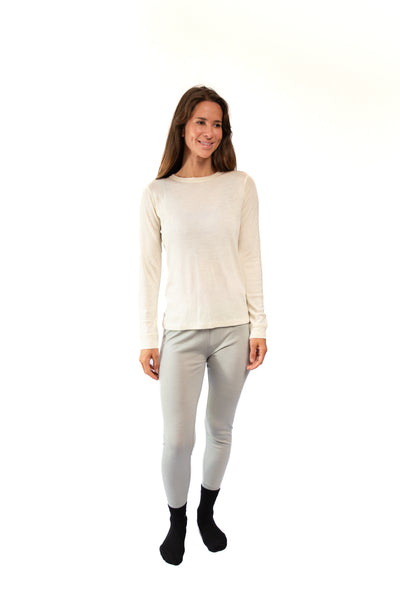 Primera Capa Camiseta Mujer 100% Lana Merino